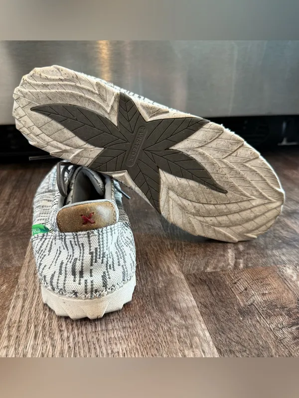 Twisted X Women’s Zero X White Grey Sneakers Slip On Lace Up Comfort Size 10 - Image 6