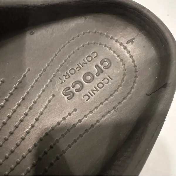 Crocs Classic Clog Women's 10 Slate Grey Includes All Charms‎ Princess Unicorn - Image 2