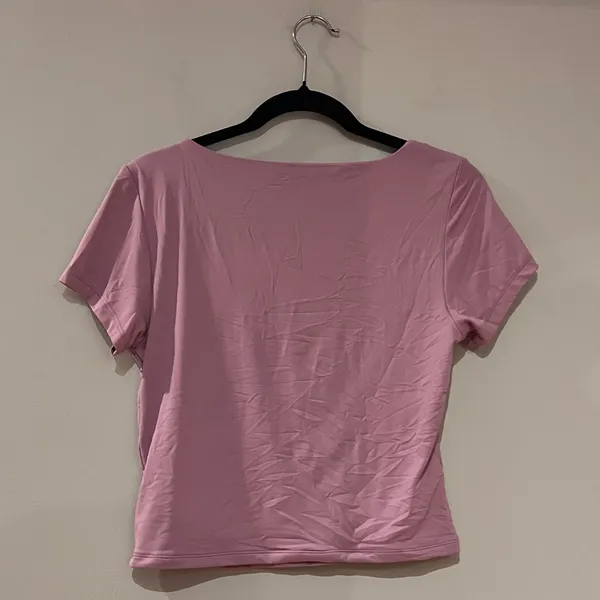 Pink Rose Pink Short Sleeve Top - Image 3