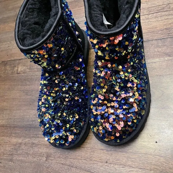 UGGs Classic Mini Stellar Sequin Booties - Image 8