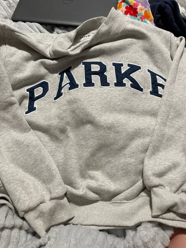 PARKE Mockneck grey and navy L/XL - Image 2