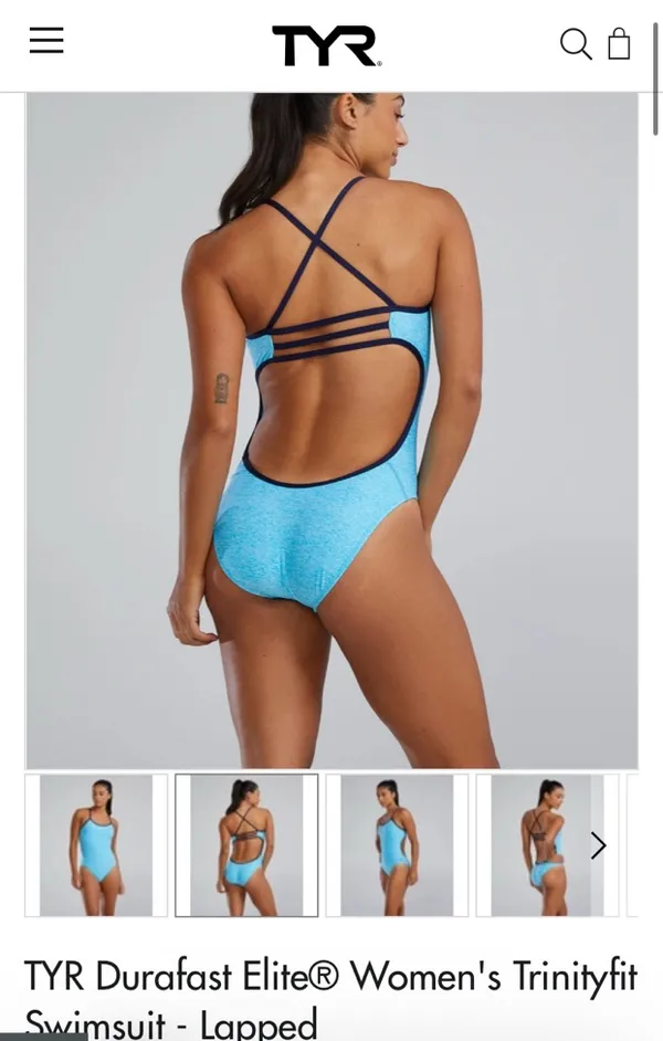 TYR One-Piece Women’s Trinityfit Swimsuit 36/L - Image 4