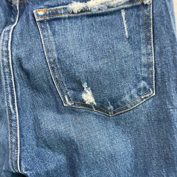 Abercrombie High Rise Mom Jeans‎ Raw Hem Ankle Denim Y2K 25 0S - Image 8