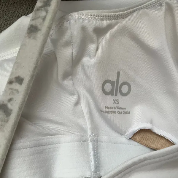 Alo Yoga Alosoft Courtside Tennis Dress White XS - Image 5