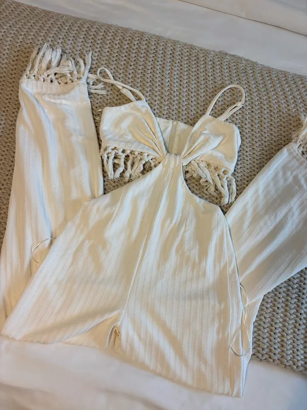 These Three Boutique Jumpsuit White - Image 5