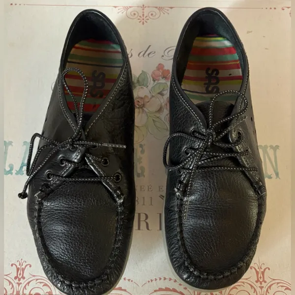 SAS women’s Black Leather Casual Shoes - Image 4