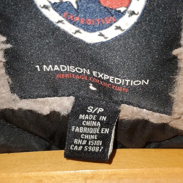 1 Madison Coat Parka Expedition Heritage Media Black Rutched Cargo Jacket - Image 6
