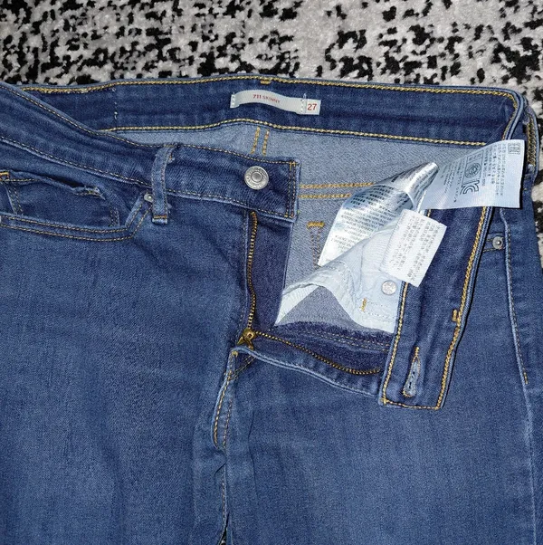 Levi’s 711 Skinny Jeans Size 27 Eternal Indigo Mid-Wash NWOT - Image 12