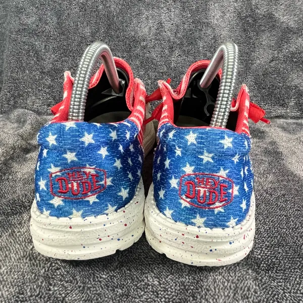 Hey Dude Wendy Sox Patriotic Americana July 4th US Flag Red/White/Blue Sz W9 - Image 4
