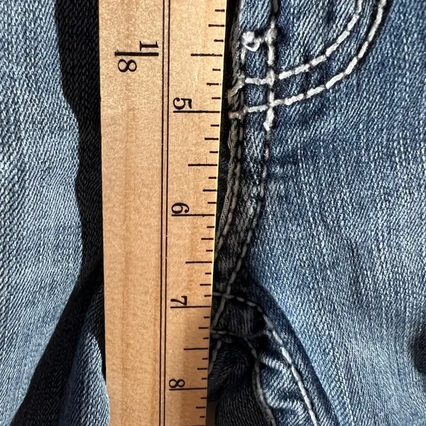 1285 | BKE Payton Slim Bootcut Contrast Stitch Denim Jeans Blue‎ Womens 26R - Image 5