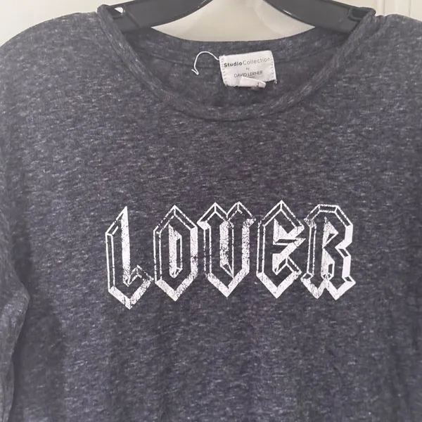 David Lerner Grey lover T-shirt - Image 2