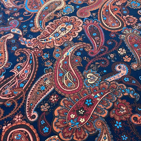 MSK Paisley Print Casual A-line Sheath Long Sleeve Dress Size Large - Image 5