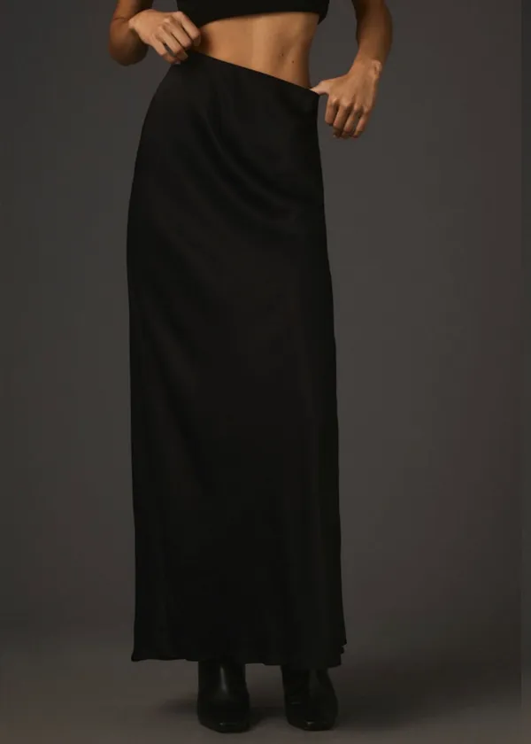 Anthropologie The Tilda Maxi Slip Skirt, Size XL - Image 3