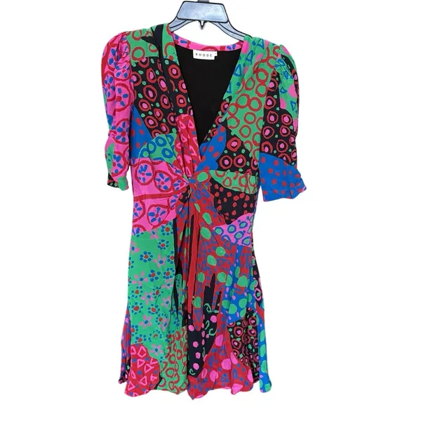 Rhode Pink Enchanted Leanna Mini Dress Size 4 Small - Image 2