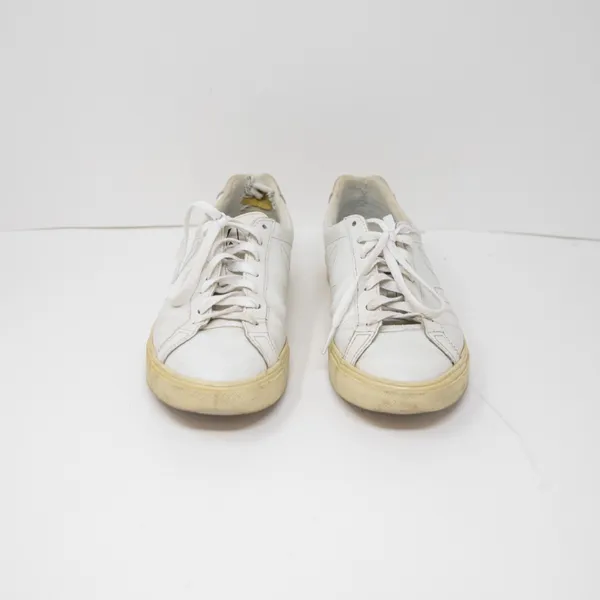 Veja Women's Esplar Genuine Leather Suede Low Top Lace Up Sneakers Shoes White 8 - Image 2