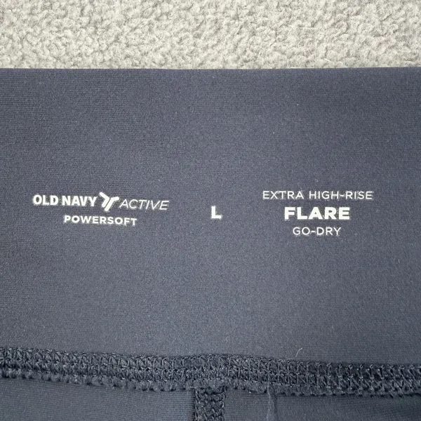 Old Navy Active Women's Large Extra High-Rise Flare Activewear Pants Powersoft - Image 6