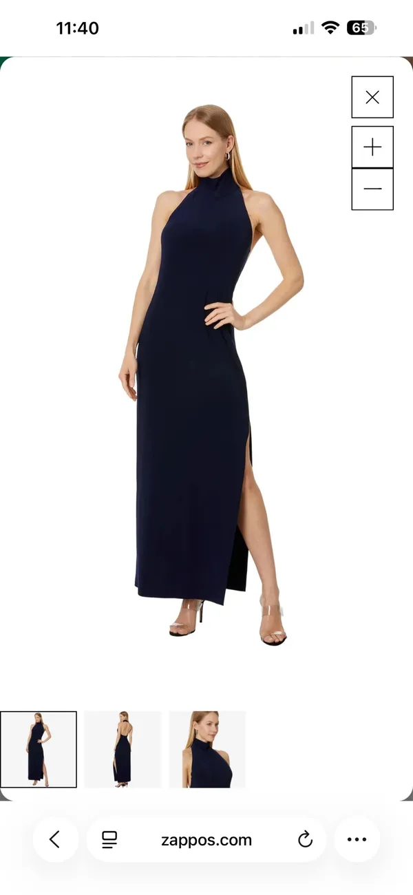 Norma Kamali Black Dress - Image 2