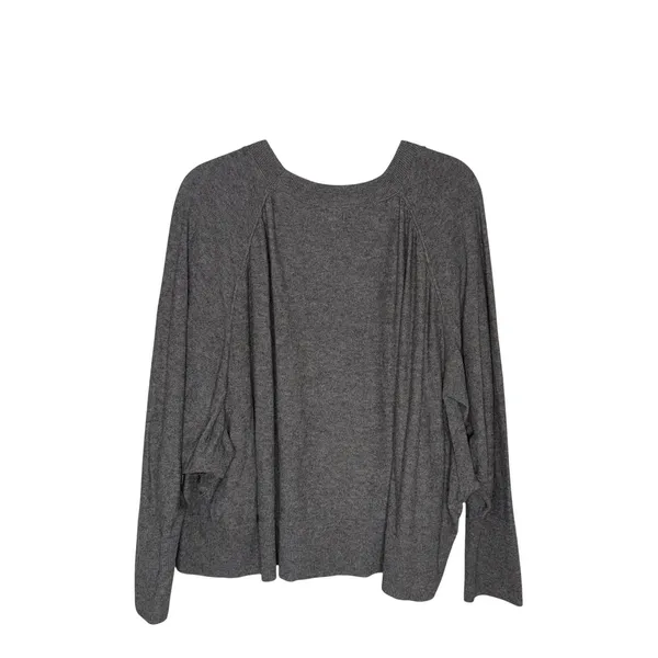 Pilcro and the Letterpress Sweater Womens Large Gray Excellent Merino Wool‎ Cotton Dolman Slouchy - Image 4