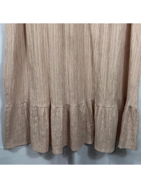 Women’s Blush Pink Textured Midi Dress Size XXL - Image 4