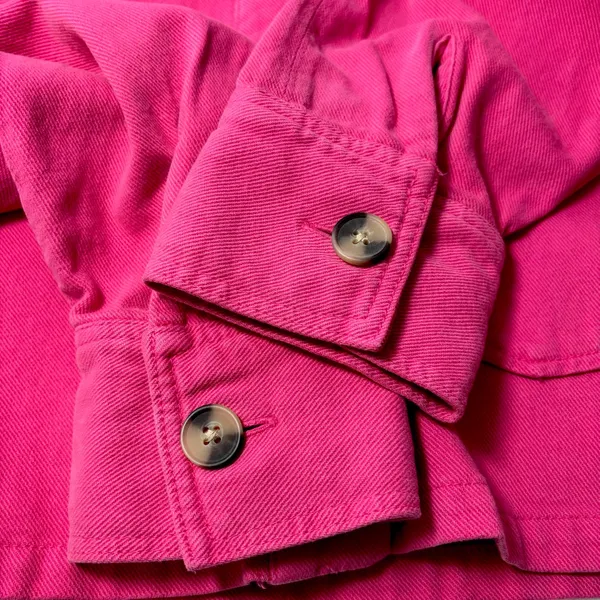 ZARA CROPPED COTTON Pink Jacket‎ /Over shirt Size M - Image 13