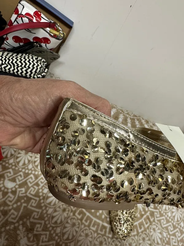 a new day Gold Sequin Ballet Flats - Image 8