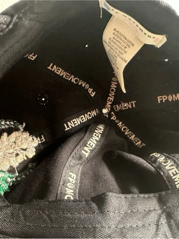 H1. NWT FP Movement Free People SOLD OUT Floral Embroidered Baseball Cap - Image 7