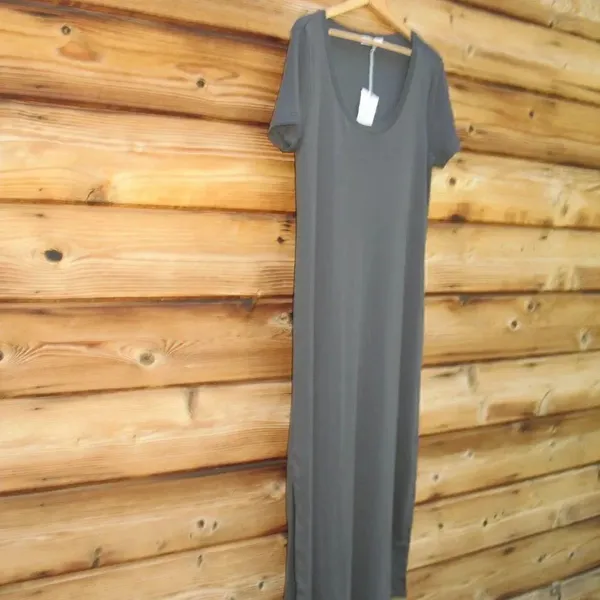 NWT Barefoot Dreams Malibu Collection Organic Cotton Ribbed Dress - Image 3