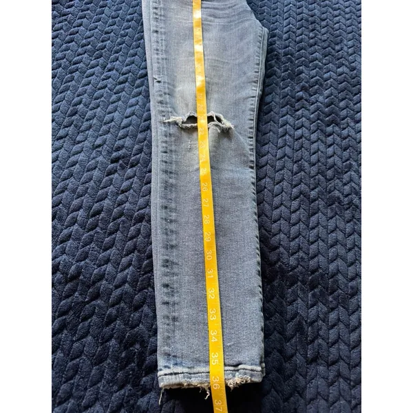 AGOLDE‎ Women's Blue Denim Distressed Jean Ankle Size 29 - Image 10
