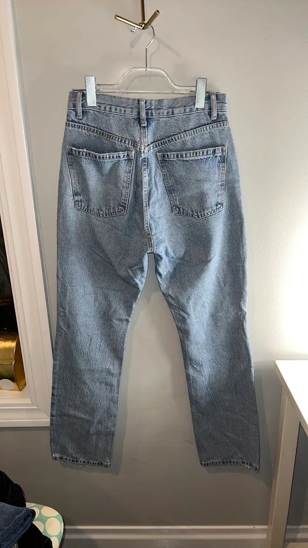High Rise Straight Jeans - Image 4