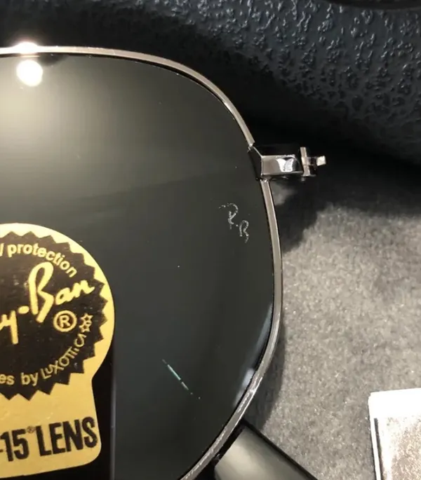 Ray Ban Hexagonal Black Sunglasses RB3548 - Image 12
