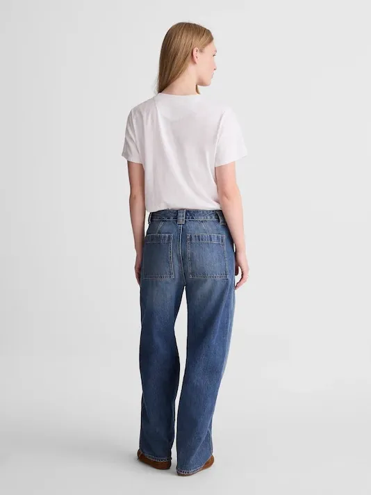 Madewell The Darted Barrel-Leg Jean Size 31T NWOT - Image 4