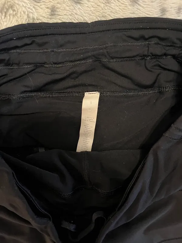 Lululemon Black Pace Rival Skirt Mid-Rise Regular 4 - Image 3