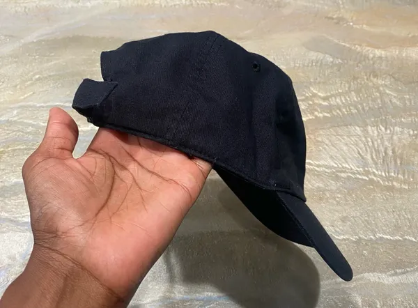 NIKE Unisex Black Cap Hat One Size Comfortable and Adjustable fit / Preowned - Image 5
