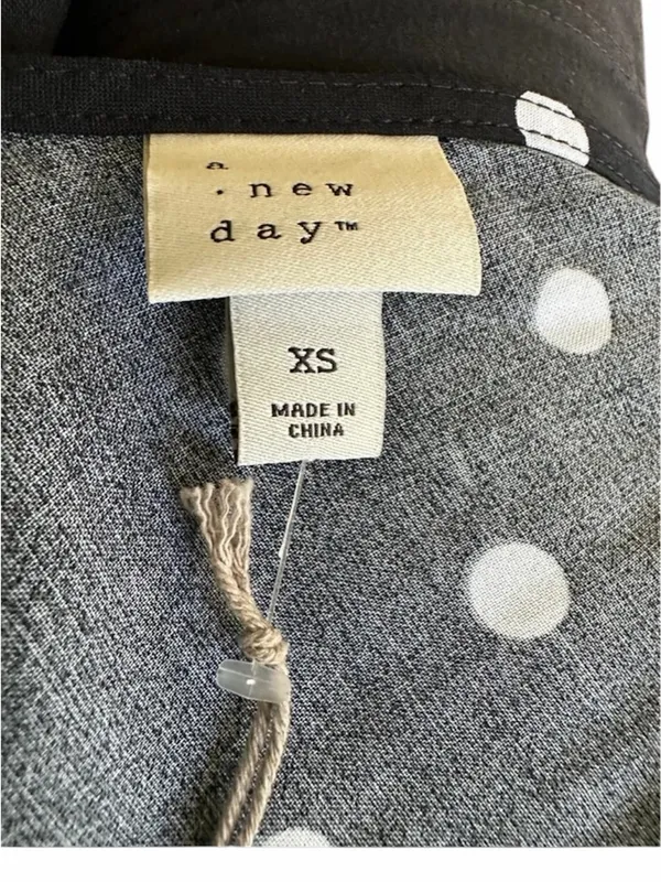 A New Day Black & White Maxi Dress XS Like New - Image 6