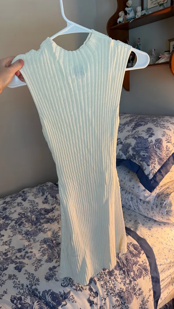 Princess Polly white sweater dress - Image 3