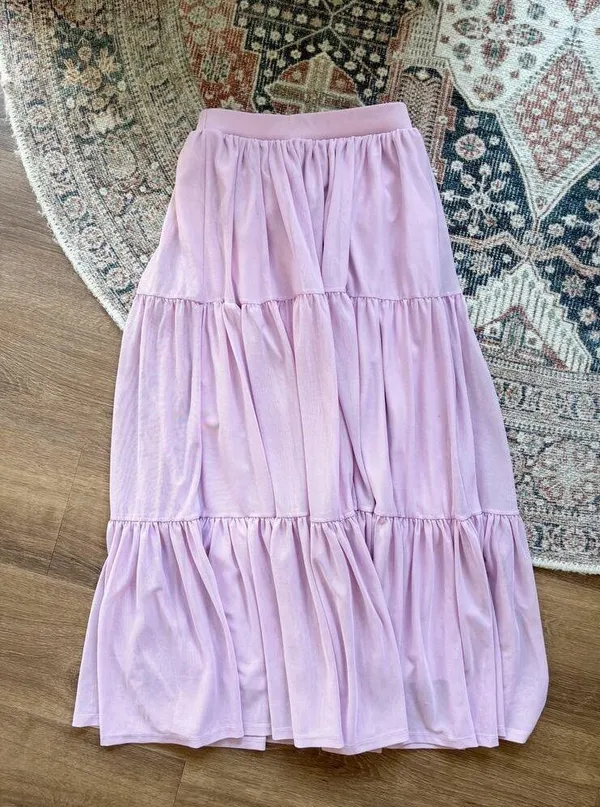 Zara Tiered Tulle Maxi Skirt - Image 7