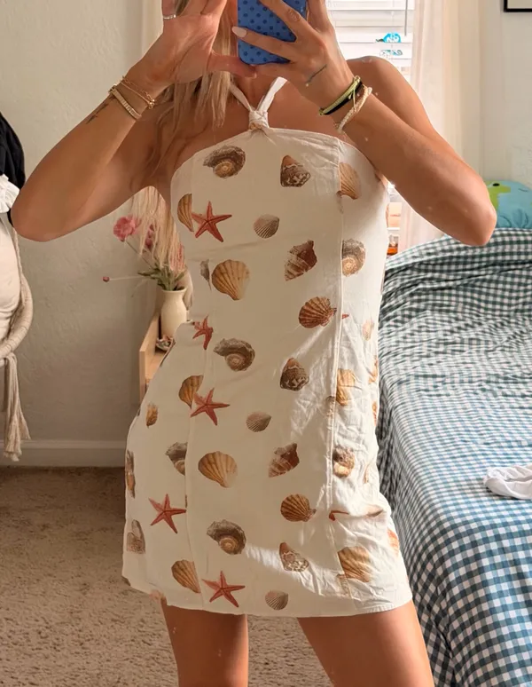 Zara Sea Shell Dress - Image 2
