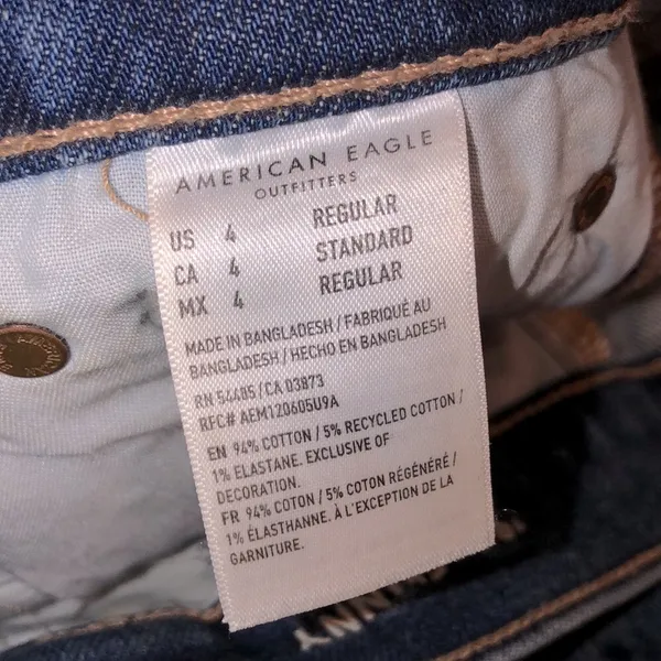 American Eagle 90’s skinny jeans size 4 regular - Image 5