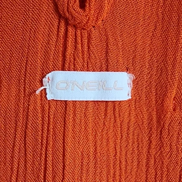 O'Neill Dress Womens Small Orange‎ Solid Relaxed - Image 4