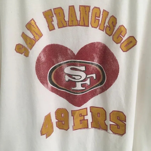 NFL Team Apparel S.F. 49ers 3/4 sleeve T-shirt 18‎ - Image 2