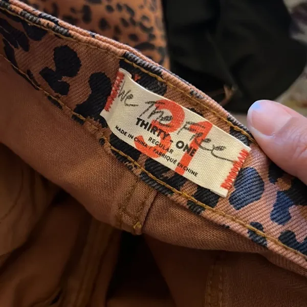 We the free‎ animal print denim skirt 31 - Image 9