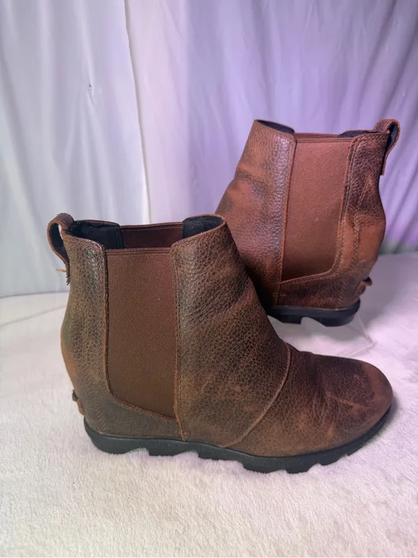 Sorel Women's Dark Brown Leather Chelsea Ankle Boot - Image 2