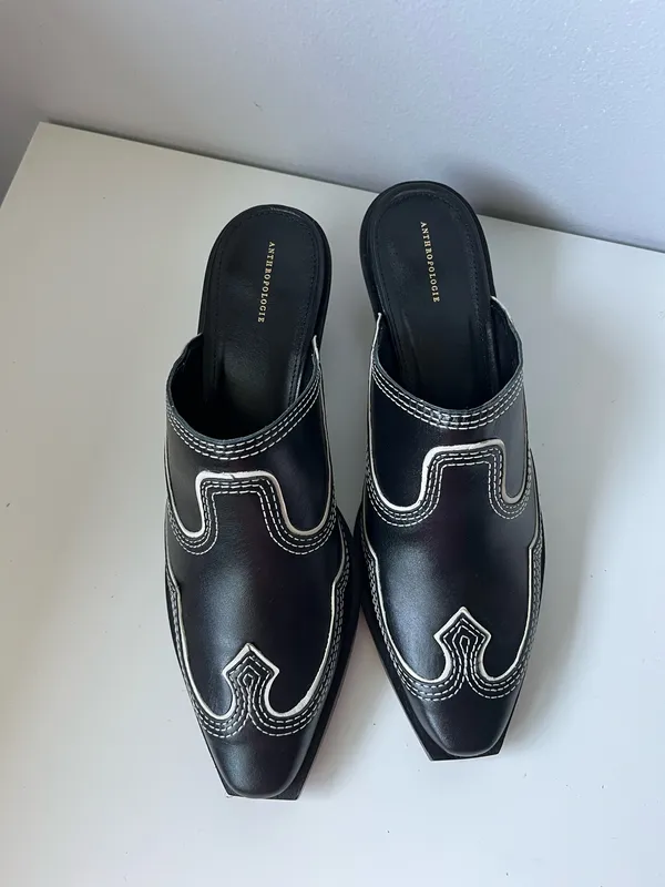 Anthropologie Western Mules - Image 4