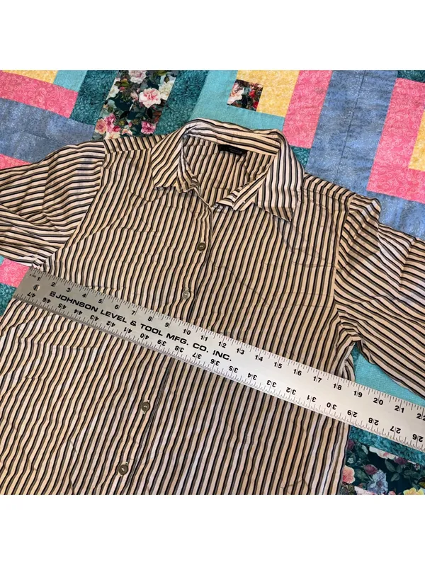 ZARA Striped $45 Woman’s XS Dress or Casual Button-Up Shirt Flow XS - Image 7