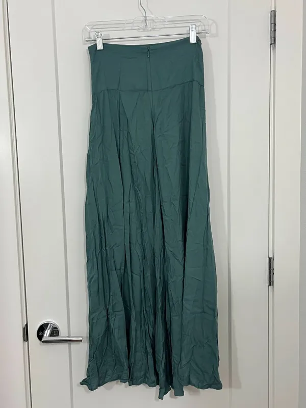 O'Neill XS Extra Small Teal High-Low Ambrosio Skirt Maxi - Image 7