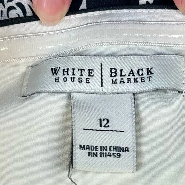 White House Black Market Silk Floral Sequined Sleeveless Mini Dress 12 - Image 11