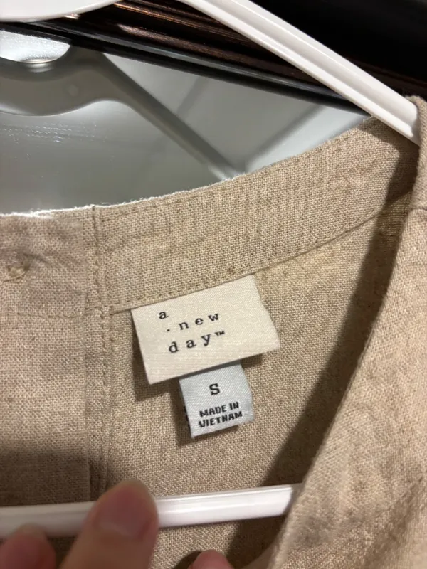 A New Day linen crop tank top - Image 4