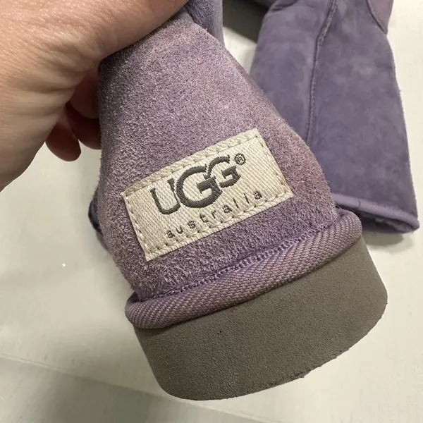 UGG Australia Classic Tall 5815 Boots Womens 5 Purple Sheepskin Lined‎ Winter - Image 6