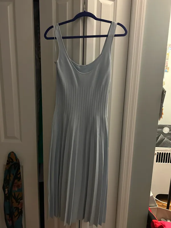 Astr Blue Midi Dress - Image 3