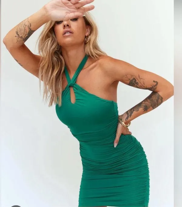 Princess Polly Green Dress - Image 4